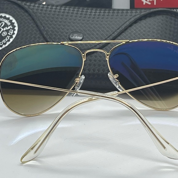 BNIB Never Worn Rayban Rb3025 Gold with Br… - Picture 6 of 8